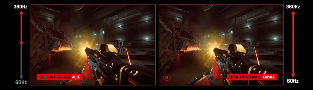 ASUS ROG Strix XG27ACDNG 26.4″ 360Hz 0.03Ms QHD Adaptive Sync QD-OLED Pivot Gaming (Oyuncu) Monitör