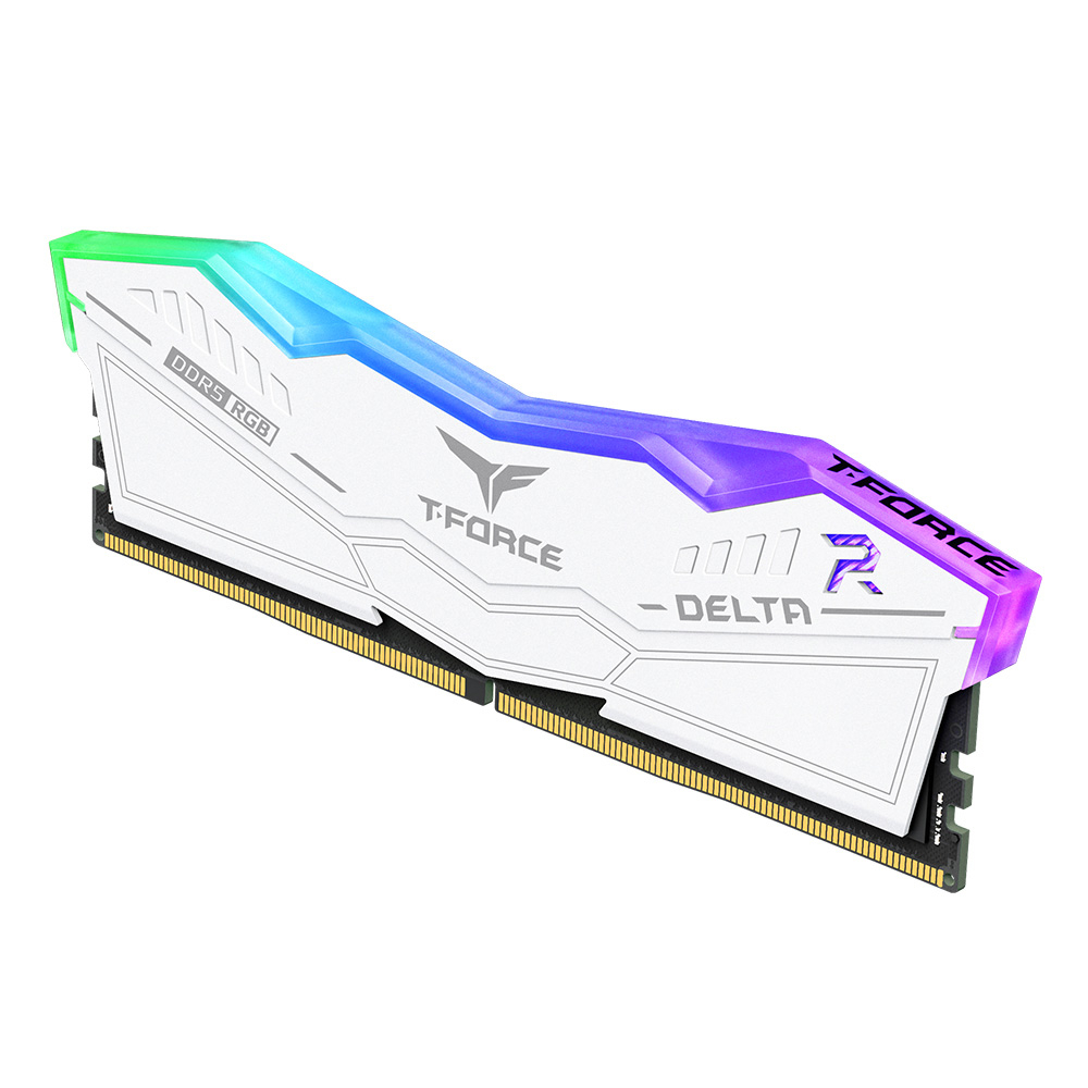 Team T-Force DELTA RGB 32 GB (2X16GB) 5600 MHz DDR5 CL38 Beyaz Gaming Ram 