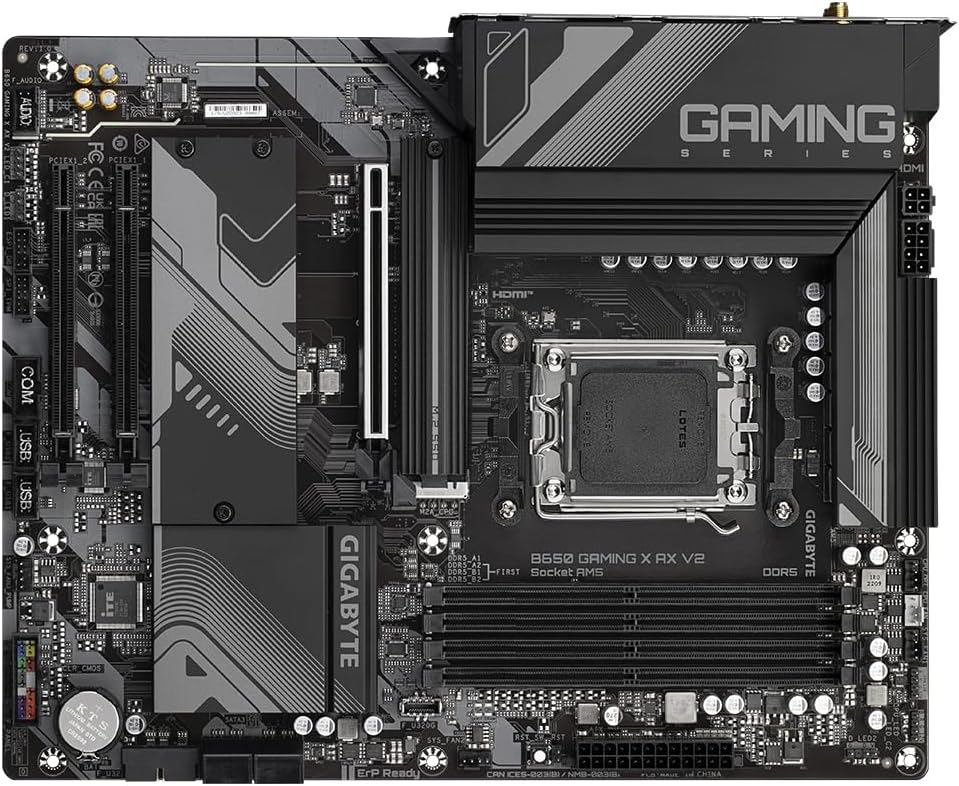 Gigabyte B650 Gaming X AX V2 Wifi-6 Soket AM5 DDR5 8000MHz(OC) ATX Gaming Anakart