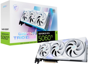 MSI GeForce RTX 5060 TI 16G GAMING TRIO OC WHITE 16GB GDDR7 128Bit DLSS 4 Gaming (Oyuncu) Ekran Kartı