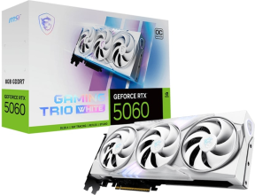 MSI GeForce RTX 5060 8G GAMING TRIO OC WHITE 8GB GDDR7 128Bit DLSS 4 Gaming (Oyuncu) Ekran Kartı