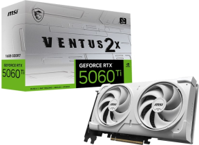 MSI GeForce RTX 5060TI 16GB VENTUS 2X WHITE PLUS 16GB GDDR7 128Bit DX12 Gaming (Oyuncu) Ekran Kartı