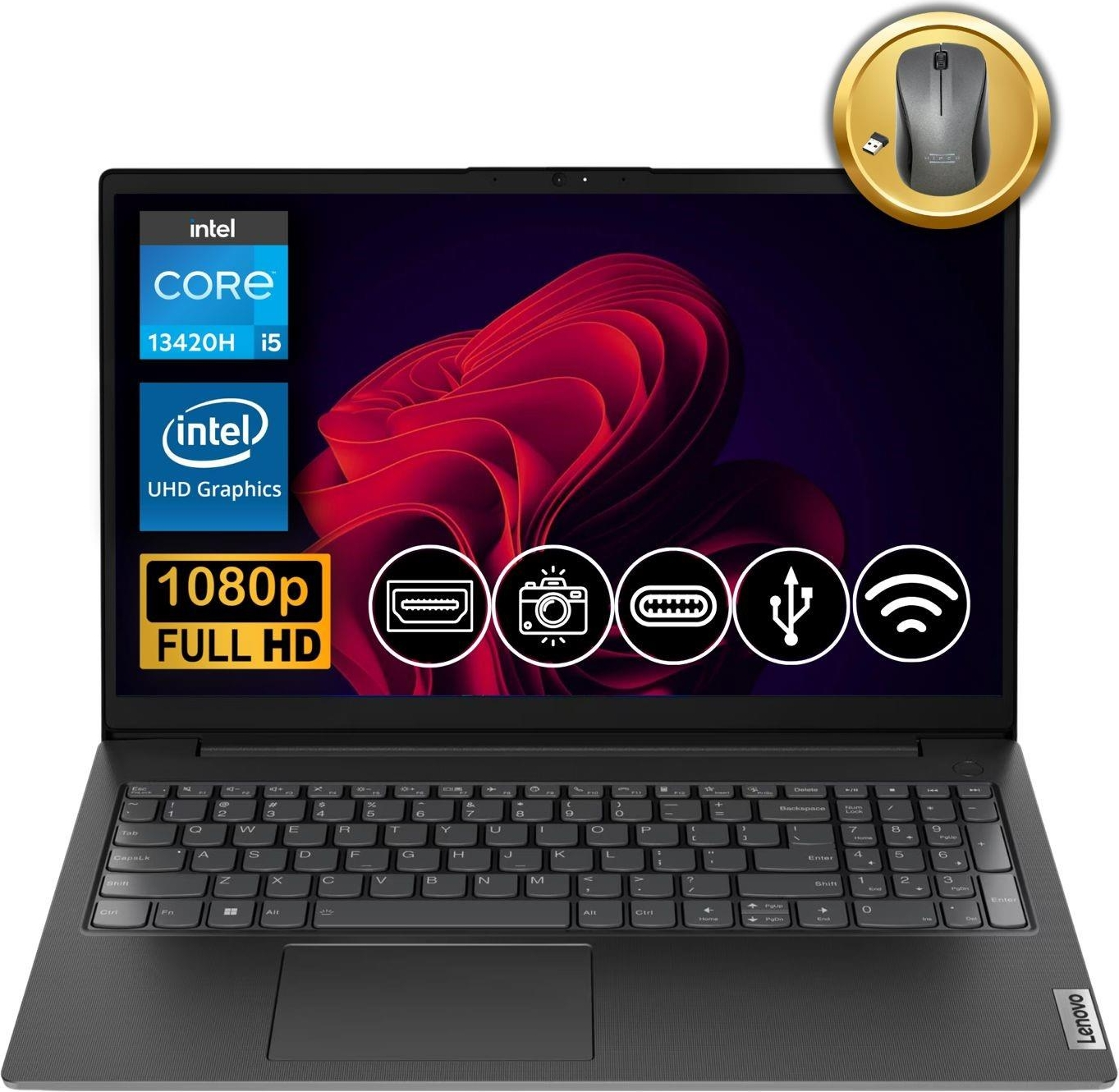 LENOVO V15 83A100NSTX i5-13420H 16GB 1TB SSD 15.6″ FDOS