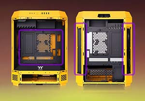 Thermaltake The Tower 600 Hydrangea Blue Temperli Cam USB 3.0 ATX Mid Tower Oyuncu Kasası