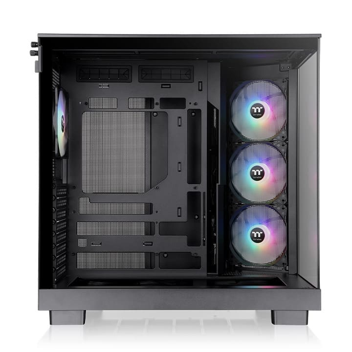 Thermaltake View 380XL Temperli Cam 4X120mm USB 3.0 Siyah ARGB ATX Mid Tower Oyuncu (Gaming) Kasası