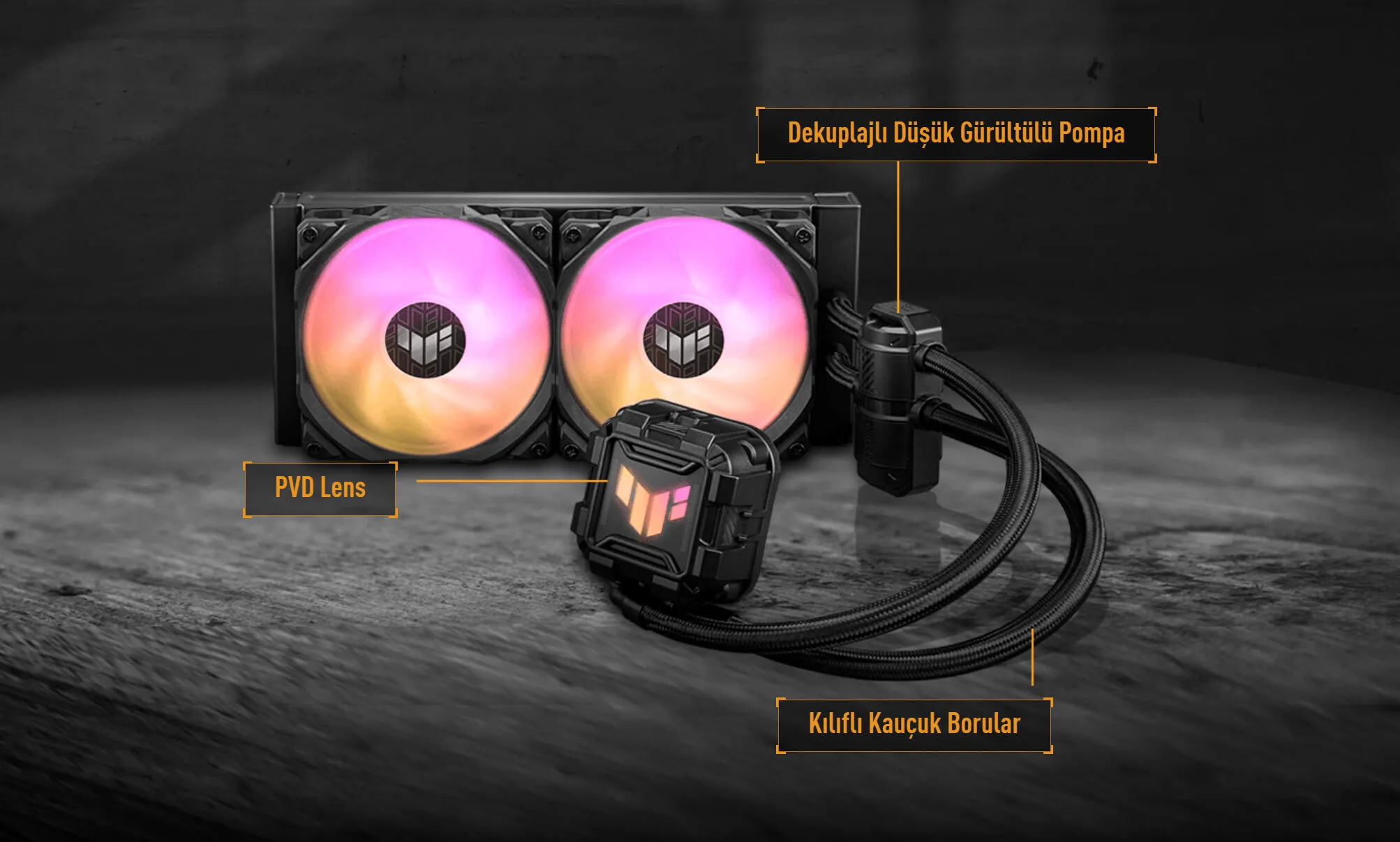 ASUS TUF Gaming LC II 240 ARGB 240mm İşlemci Sıvı Soğutucu (90RC00U1-M0UAY0)