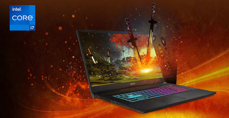 MSI Katana 17 B13VEK-1035XTR i7-13620H 17.3″; 144Hz FreeDOS Full HD  Notebook