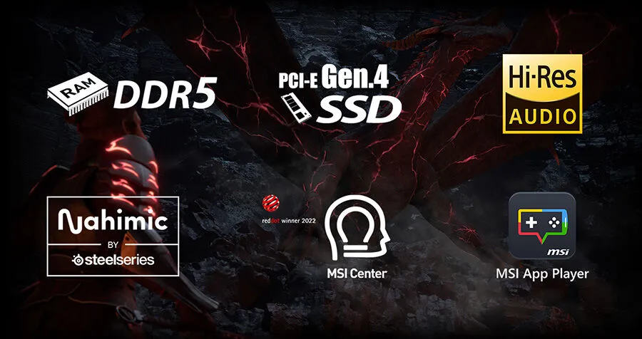 MSI Katana 17 B13VEK-1035XTR i7-13620H 17.3″; 144Hz FreeDOS Full HD  Notebook