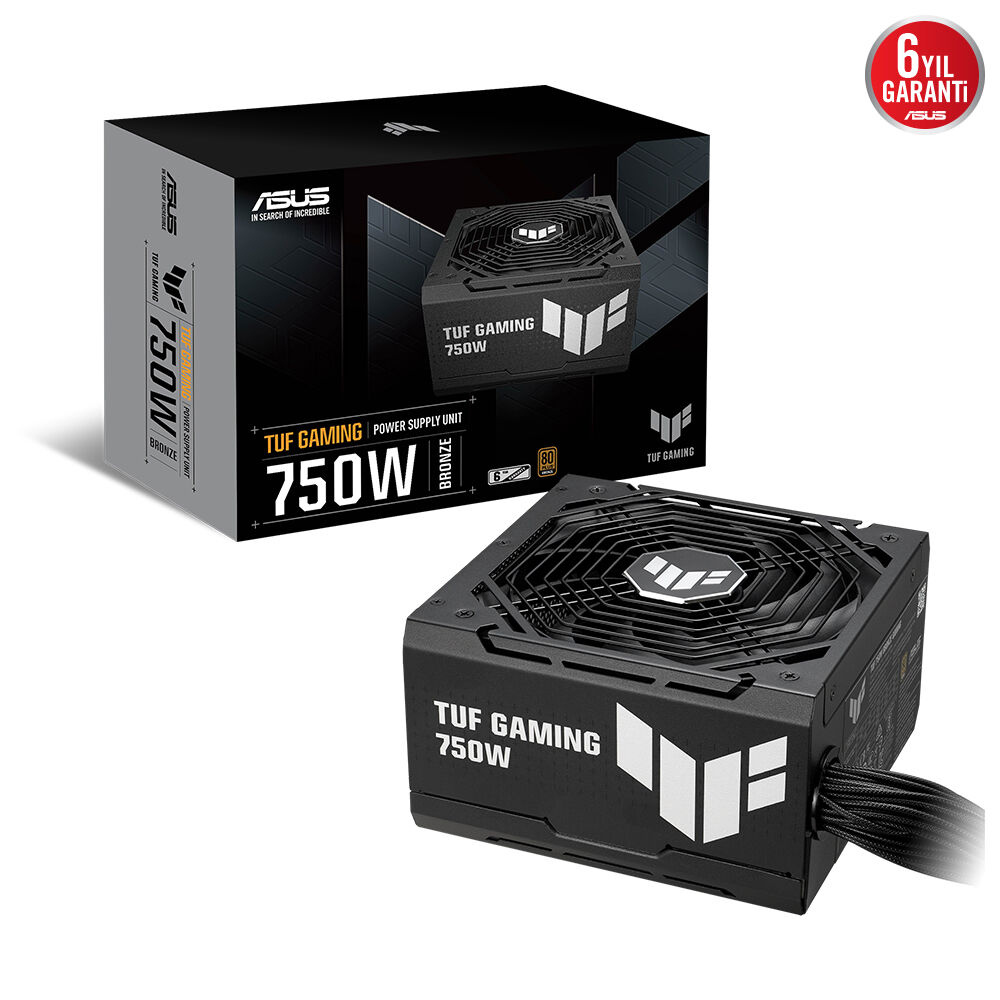 ASUS TUF-GAMING-750B 750W 80 Plus Bronze Gaming Power Supply