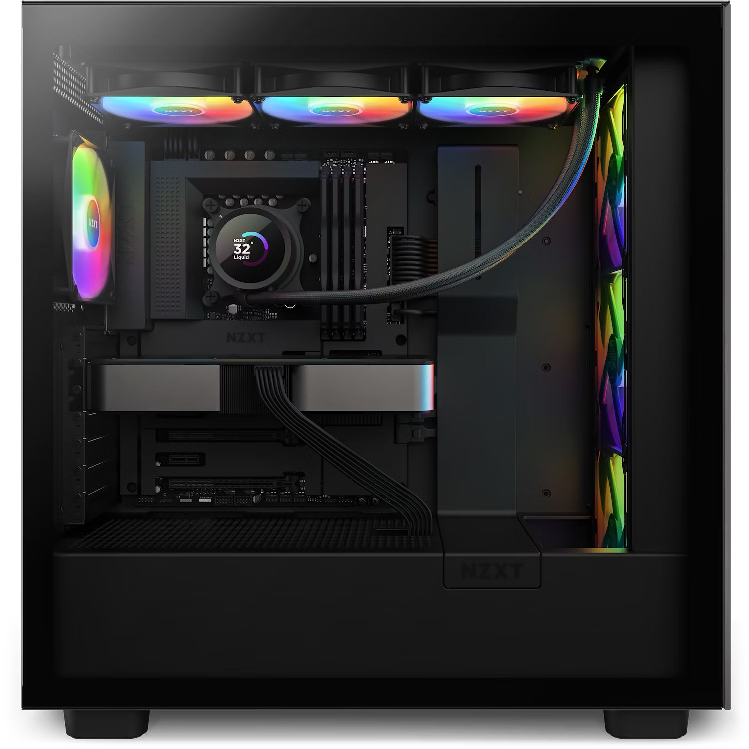 NZXT Kraken RL-KR360-B1 360mm RGB Siyah İşlemci Sıvı Soğutucu
