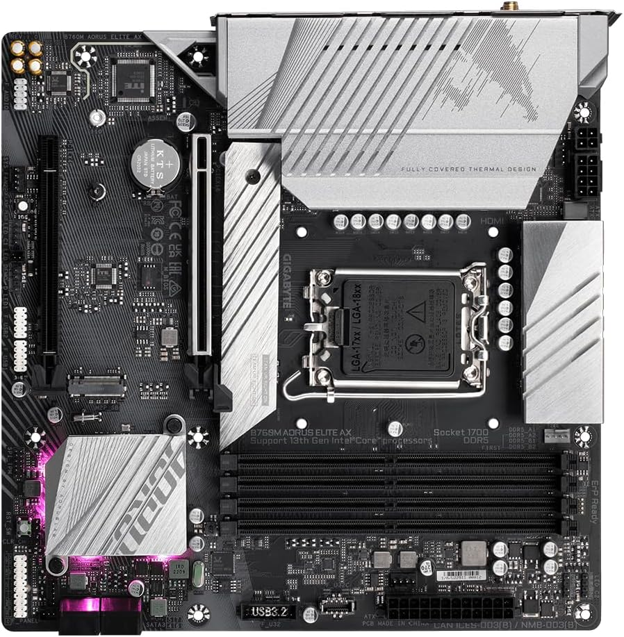 Gigabyte B760M AORUS ELITE AX mATX Anakart