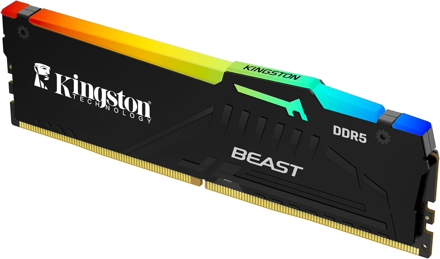 Kingston Beast KF560C36BBEA-8TR RGB 8GB (1x8) DDR5 6000Mhz CL36 Siyah Gaming RAM (Bellek)