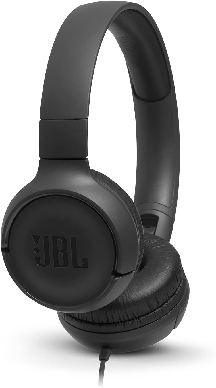 JBL Tune 500 Siyah Kablolu Mikrofonlu Kulak Üstü Kulaklık