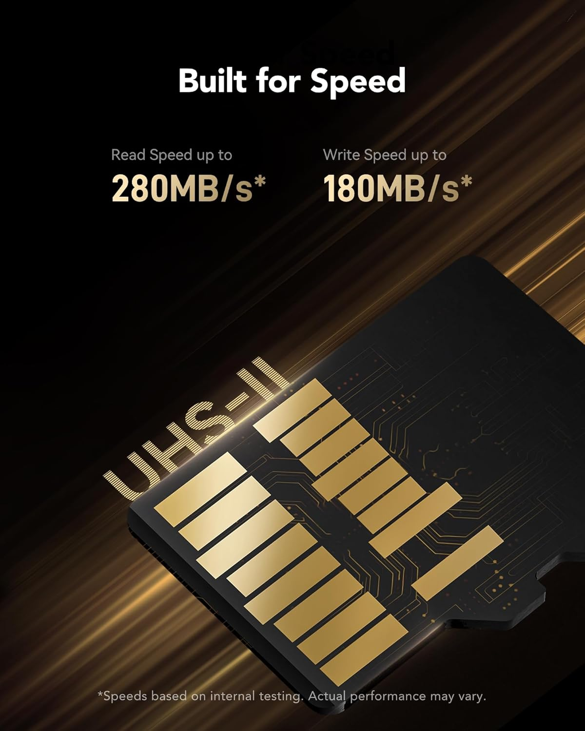 Lexar 256GB LMSGOLD256G-BNNNG Gold MicroSDXC UHS-II 280/180MB/s MicroSD Hafıza Kartı