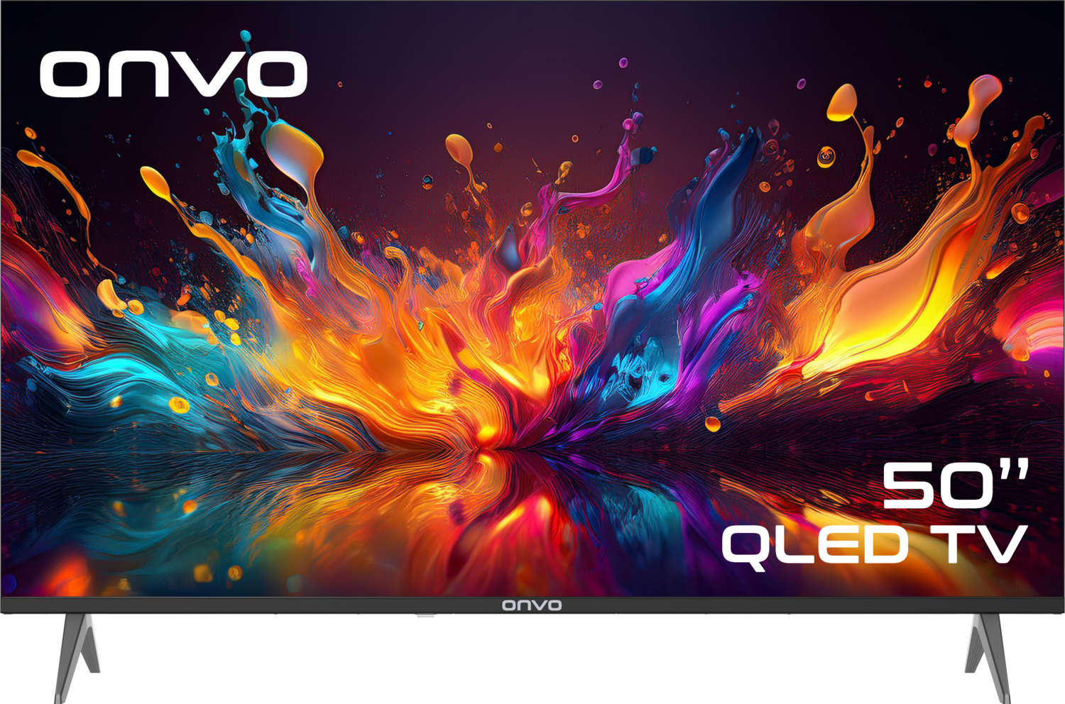 Onvo 50OVF9000UQ 4K Ultra HD 50″ 127 Ekran Uydu Alıcılı Google Smart QLED TV