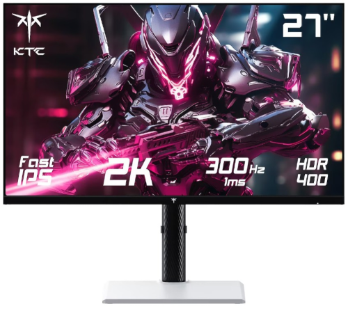 KTC 27″ H27E6 300Hz (320 OD) 1Ms 2K Fast IPS Pivot Gaming Monitör