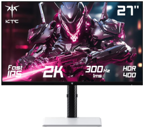 KTC 27″ H27E6 300Hz (320 OD) 1Ms 2K Fast IPS Pivot Gaming Monitör