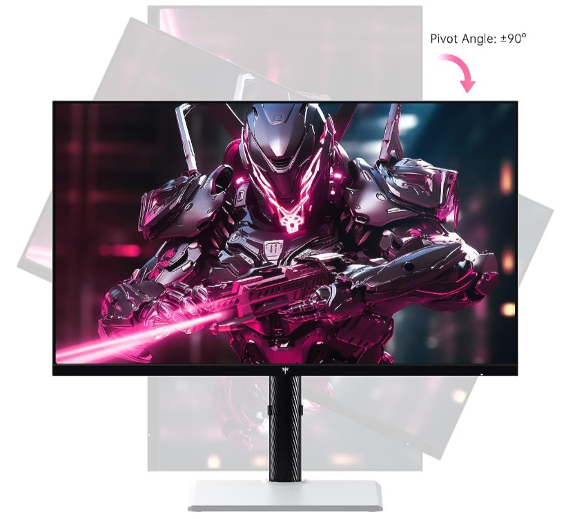 KTC 27″ H27E6 300Hz (320 OD) 1Ms 2K Fast IPS Pivot Gaming Monitör