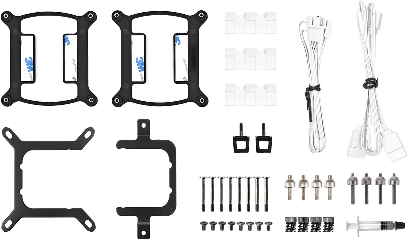 Thermaltake TH240 V2 CL-W364-PL12SW-A Beyaz ARGB 240mm AM5/1851p Uyumlu İşlemci Sıvı Soğutucu