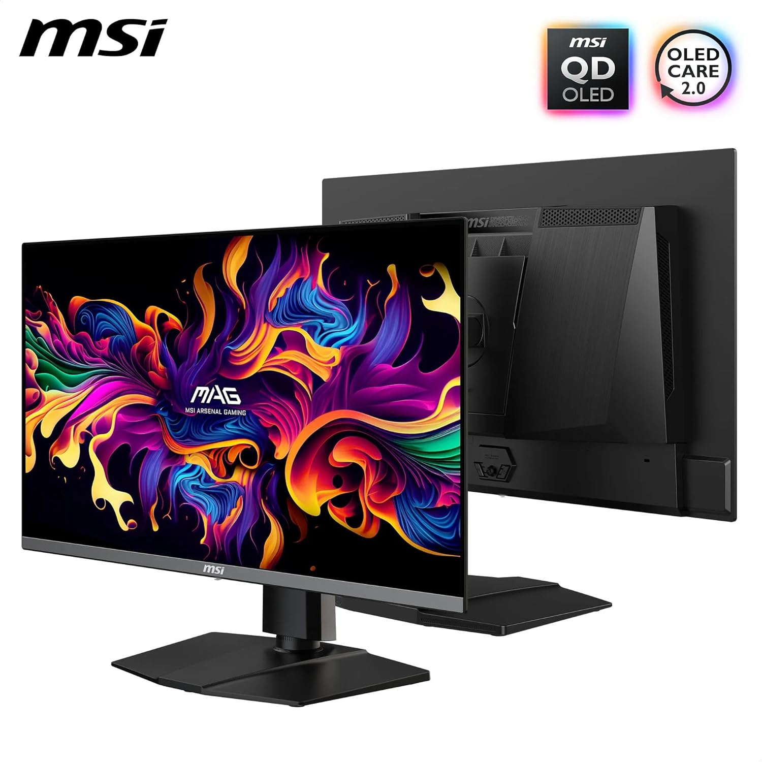 MSI 26.5″ MAG 272QP QD-OLED X50 500HZ 0.03MS WQHD FLAT PIVOT GAMING MONITOR