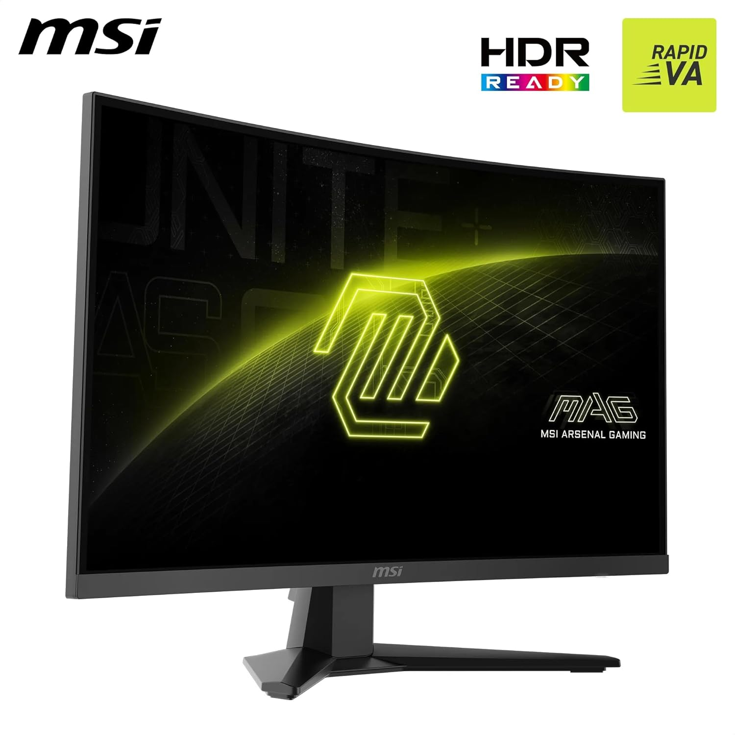MSI MAG 27″ 275CQF E18 2560x1440 (WQHD) Curved 1500R Rapid VA 180Hz 0.5Ms FreeSync Gaming Monitör