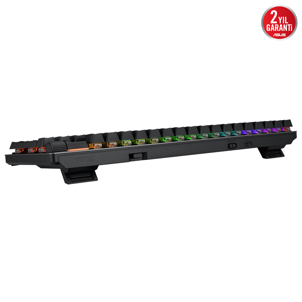 ASUS ROG Claymore II Modüler TKL RX Red Switch RGB Kablosuz İngilizce Mekanik Gaming Klavye