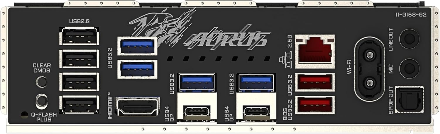Gigabyte X870M AORUS ELITE WIFI-7 AM5 DDR5 8200MHz (OC) mATX Gaming Anakart
