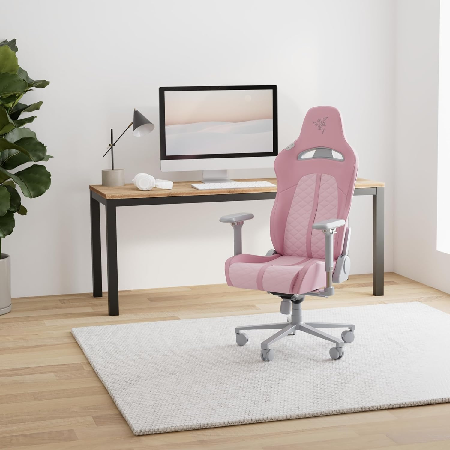 Razer Enki Oyuncu Koltuğu Pembe RZ38-03720200-R3G1