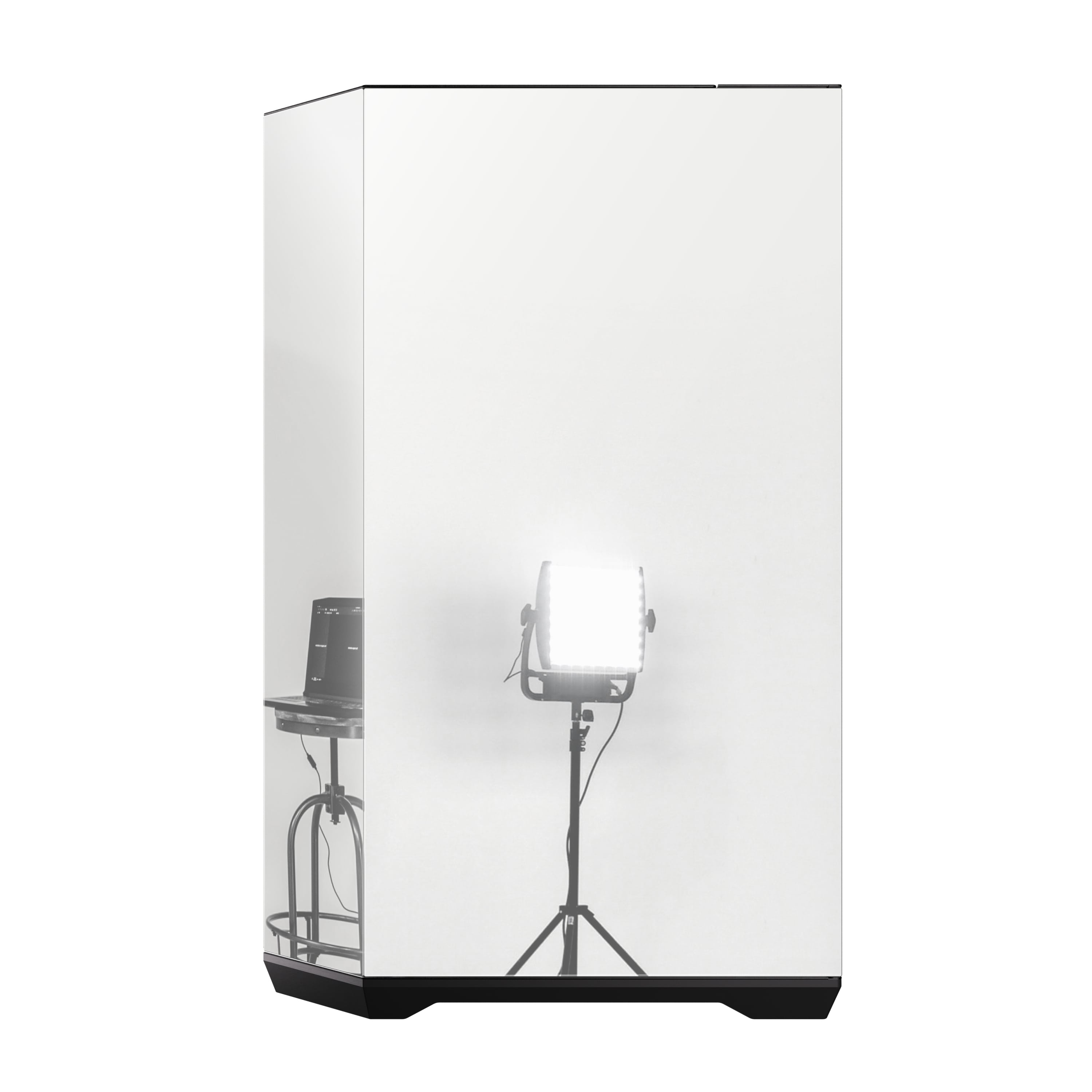 Bitfenix Mirror T10 Black 850W 80+ Bronze PSU 4x120mm ARGB Fan ATX Aynalı Temperli Cam Siyah Gaming Kasa