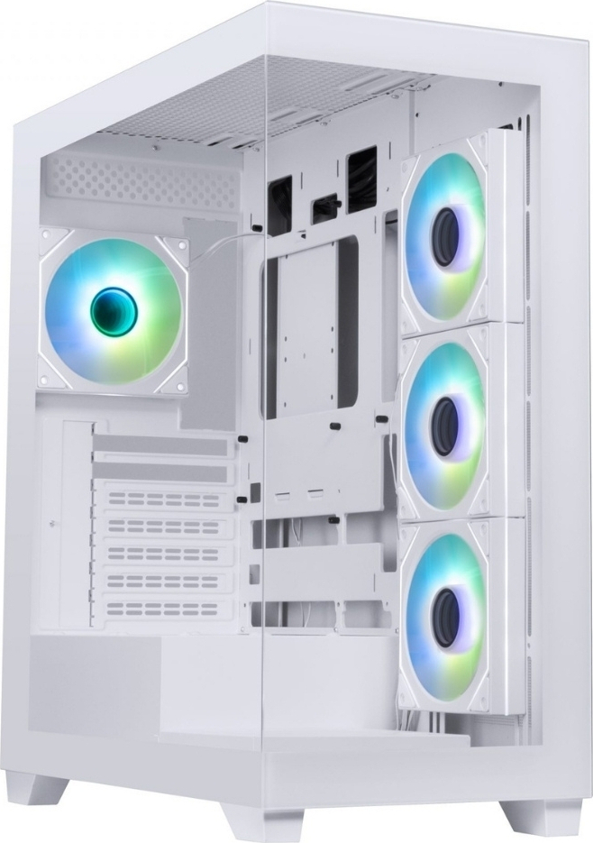 Bitfenix Ceto Premium White 750W 80+ Bronze PSU 4x120mm FRGB Fan ATX Temperli Cam Beyaz Gaming Kasa