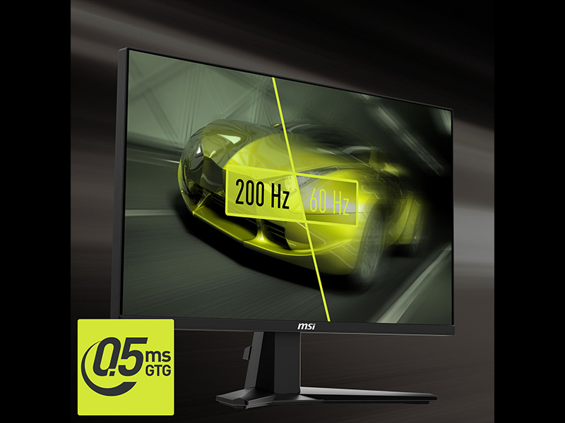 MSI MAG 255F E20 24.5″ 200Hz 0.5ms Full HD FreeSync Premium Rapid IPS Gaming Monitör
