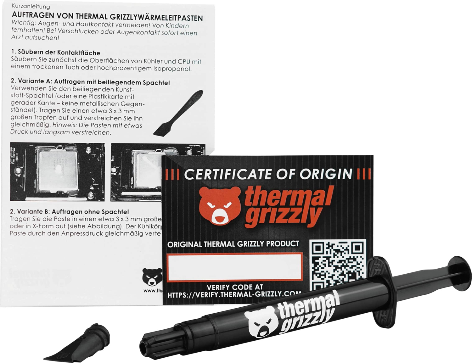 Thermal Grizzly Hydronaut 3.9g(1.5ml) Gri Termal Macun