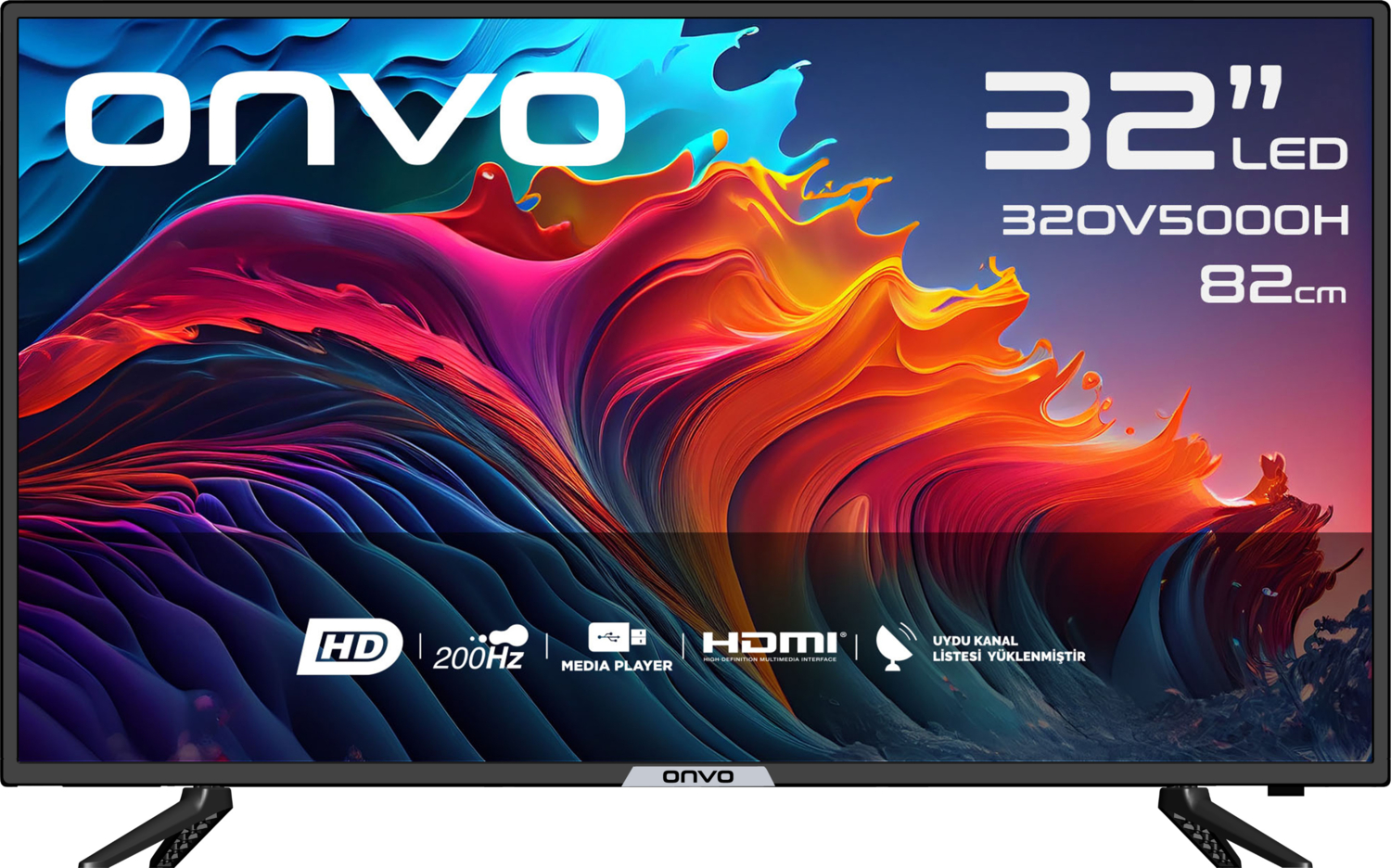 Onvo 32OV5000H HD 32″ 82 Ekran Uydu Alıcılı LED TV