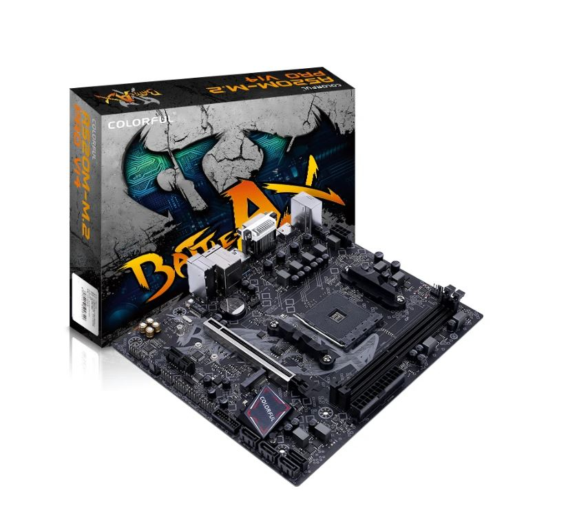 COLORFUL BATTLE-AX A520M-K M.2 V14 DDR4 3200MHz mATX AM4 Gaming (Oyuncu) Anakart