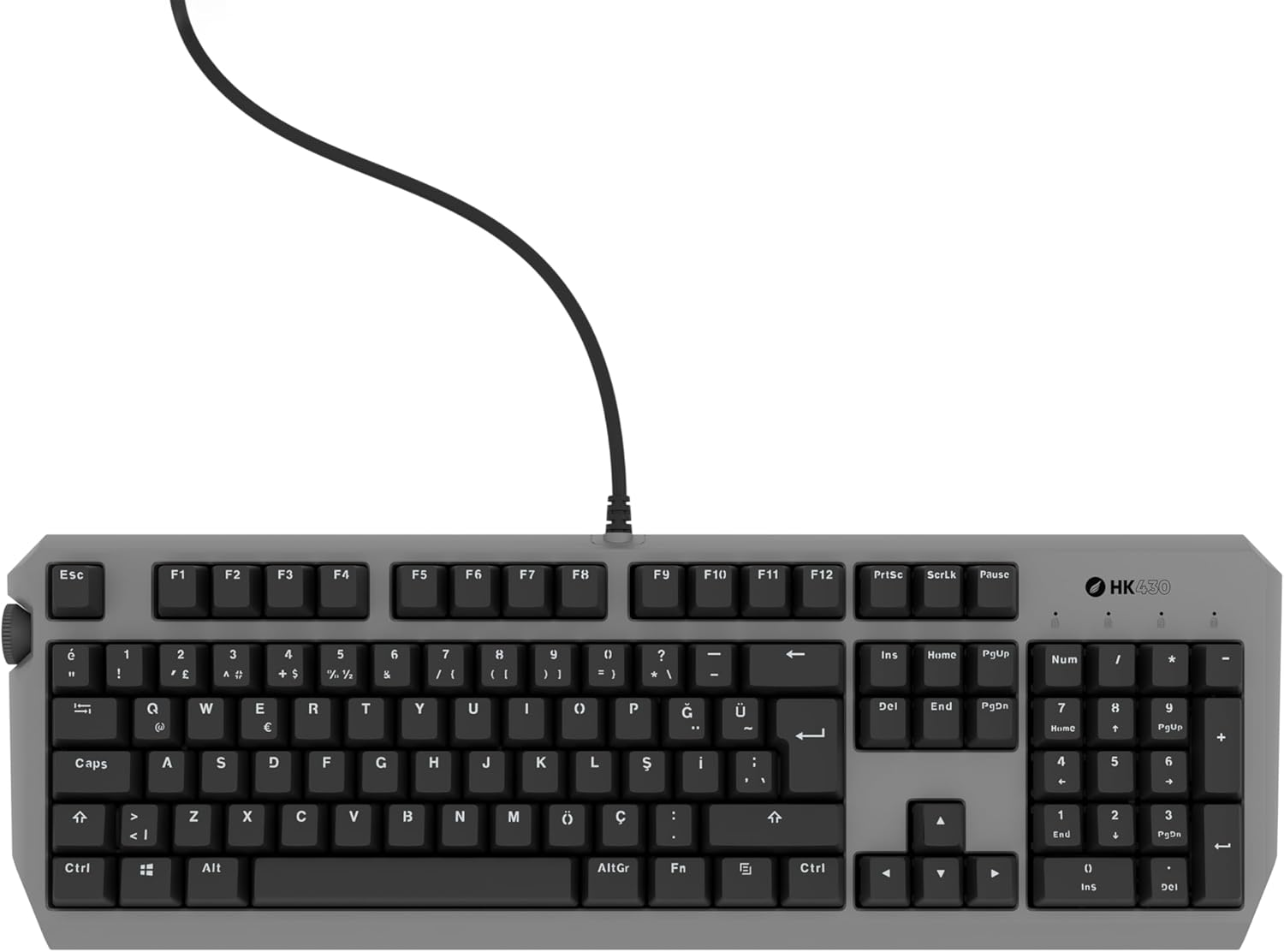 Hawk Gaming HK430K Mekanik Kırmızı Switch RGB Kablolu Metal Kasa Full Gaming Klavye