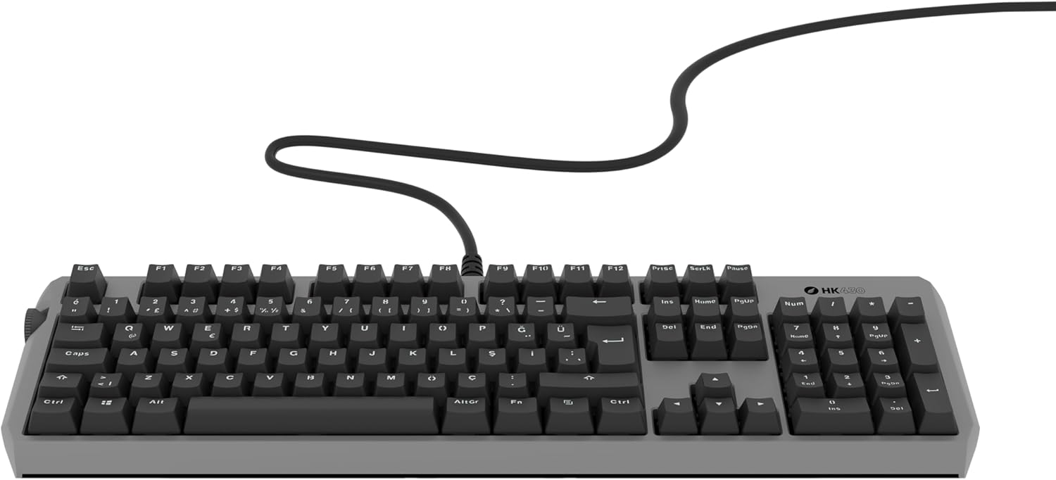 Hawk Gaming HK430K Mekanik Kırmızı Switch RGB Kablolu Metal Kasa Full Gaming Klavye