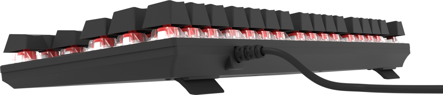 Hawk Gaming HK410M Mekanik Mavi Switch 19 Mod RGB Kablolu Siyah TKL Türkçe Gaming Klavye