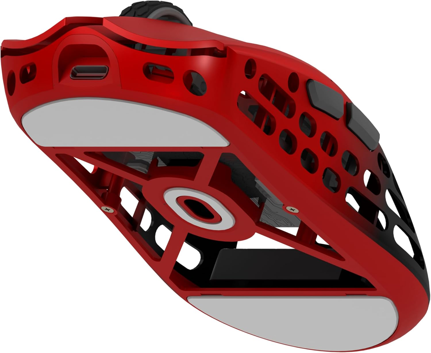 Hawk Gaming HM620 8K Hz 30000 DPI Tri-Mode Kablosuz/Bluetooth Siyah Kırmızı Gaming Mouse