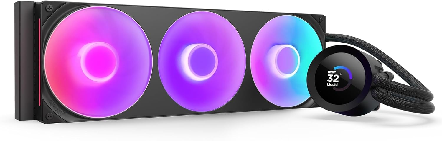 NZXT Kraken Plus 360mm RGB RL-KR360-B2 Siyah İşlemci Sıvı Soğutucu