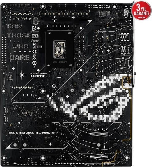 ASUS ROG STRIX Z890-H GAMING WIFI Intel LGA1851 Z890 Soket DDR5 9066+MHz(OC) ATX Gaming Anakart