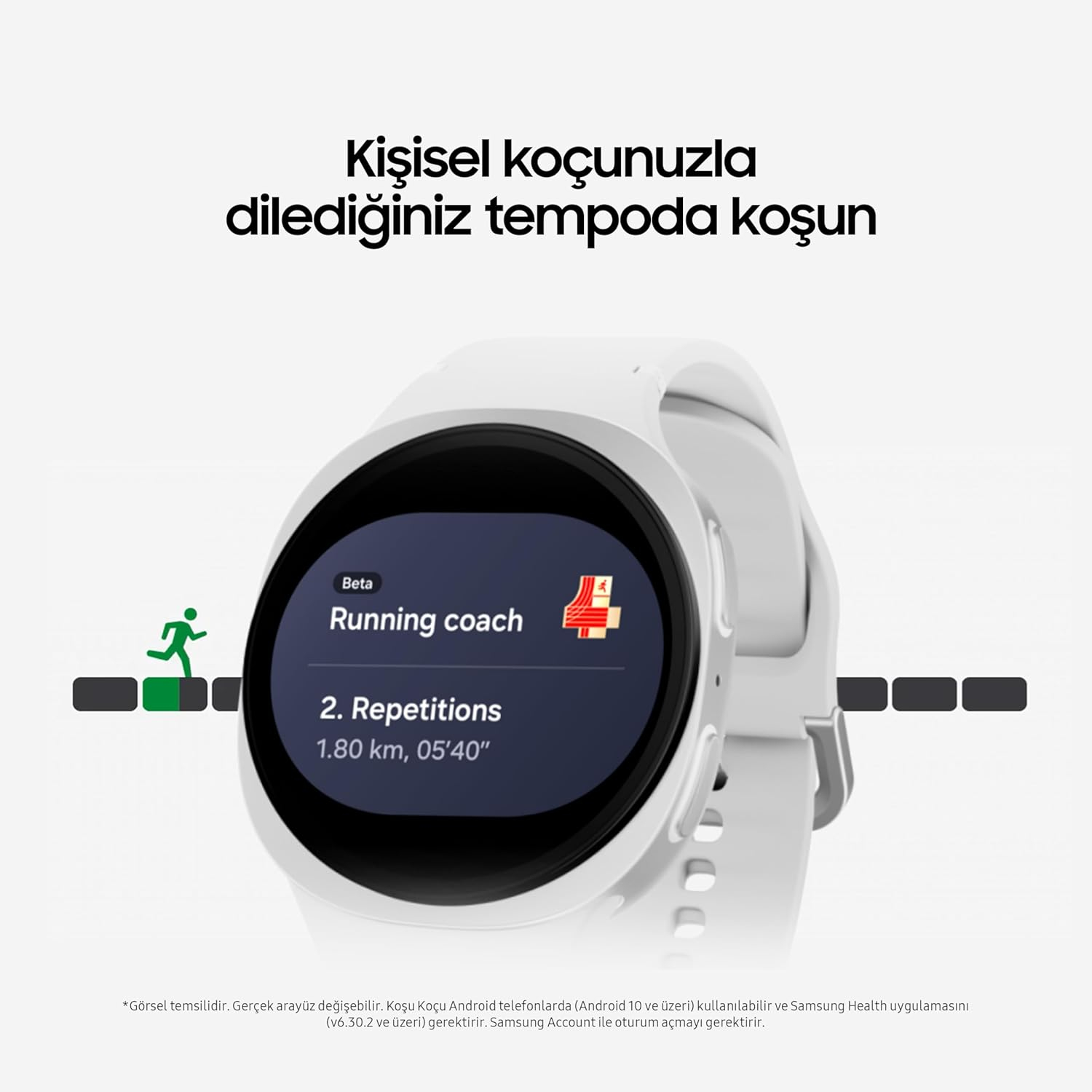 Samsung Galaxy Watch 8 44mm Gümüş Akıllı Saat