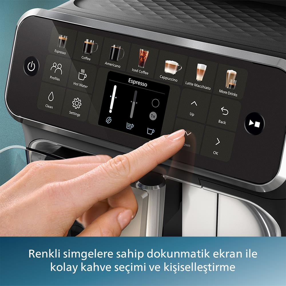 Philips 4400 Serisi LatteGo EP4446/70 Tam Otomatik Espresso Makinesi