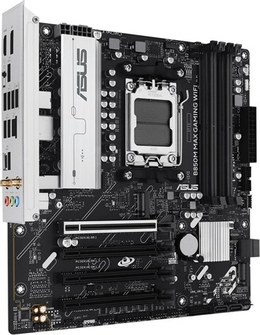 ASUS Prime B850M MAX GAMING WIFI AMD B850 AM5 Soket DDR5 8000+(OC)MHz mATX Gaming Anakart