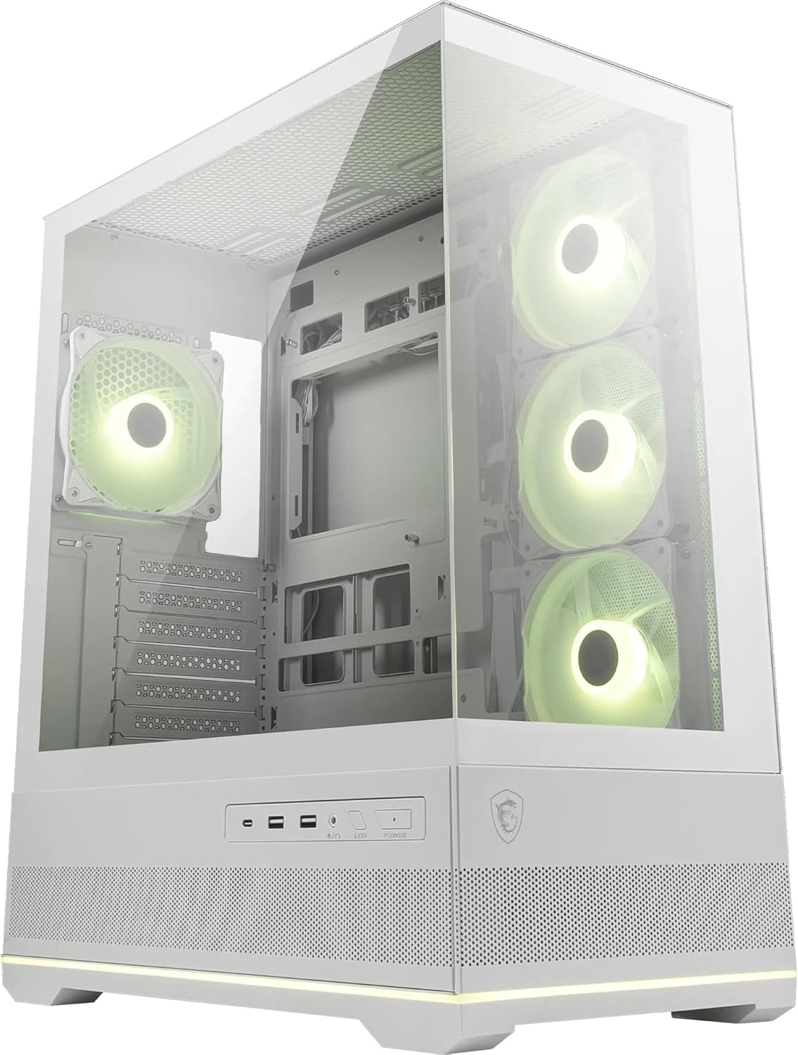 MSI MPG PANO 110R PZ White 4x ARGB Fan USB 3.2 ATX Tower Gaming (Oyuncu) Kasa