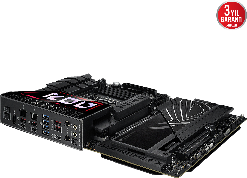 ASUS ROG MAXIMUS Z890 HERO BTF Intel LGA1851 Z890 DDR5 9200MHz(OC) ATX Gaming Anakart