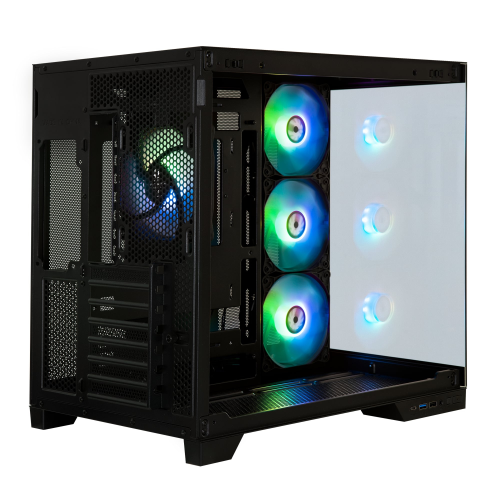 Bitfenix MH100 1000W 80+ Gold PSU 4x120mm ARGB Fan ATX Temperli Cam Siyah Gaming (Oyuncu) Kasa