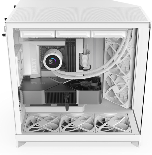NZXT H Series H9 Flow RGB CM-H92FW-R1 Beyaz ATX Mid Tower Gaming (Oyuncu) Kasa