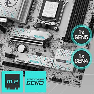 MSI B850M GAMING PLUS WIFI DDR5 AM5 8200(OC)Mhz mATX Gaming Anakart