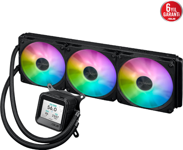 ASUS Prime LC 360 ARGB LCD 360mm İşlemci Sıvı Soğutucu (90RC00Z1-B0EAY0)