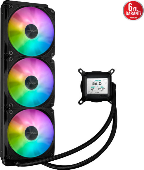 ASUS Prime LC 360 ARGB LCD 360mm İşlemci Sıvı Soğutucu (90RC00Z1-B0EAY0)